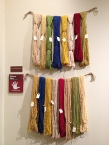 Natural dyed Churro yarn