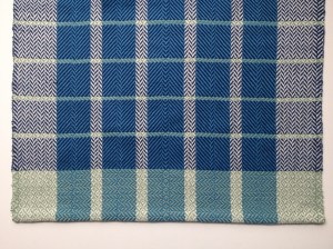 Plaid twill towel